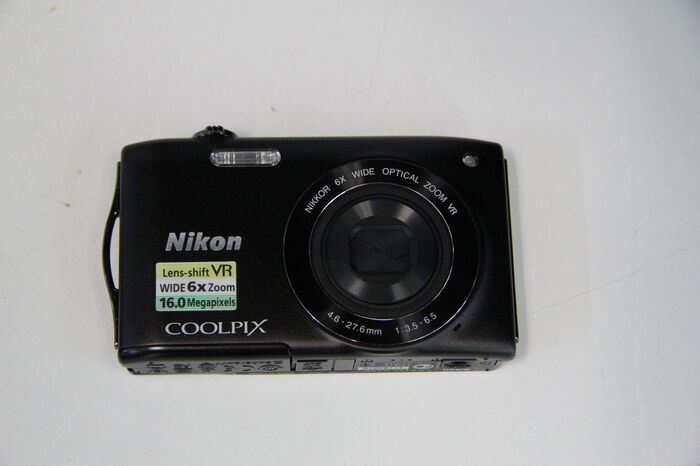 Фотоаппарат Nikon Coolpix S3300,черный Ресейл